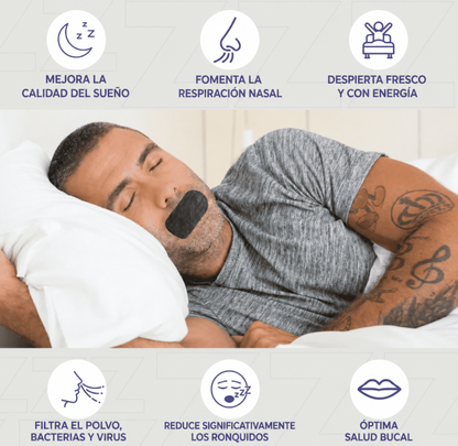 CINTA ANTIRRONQUIDOS MOUTH TAPE X30